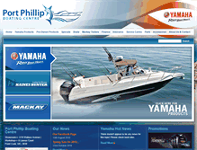 Tablet Screenshot of portphillipboatingcentre.com.au